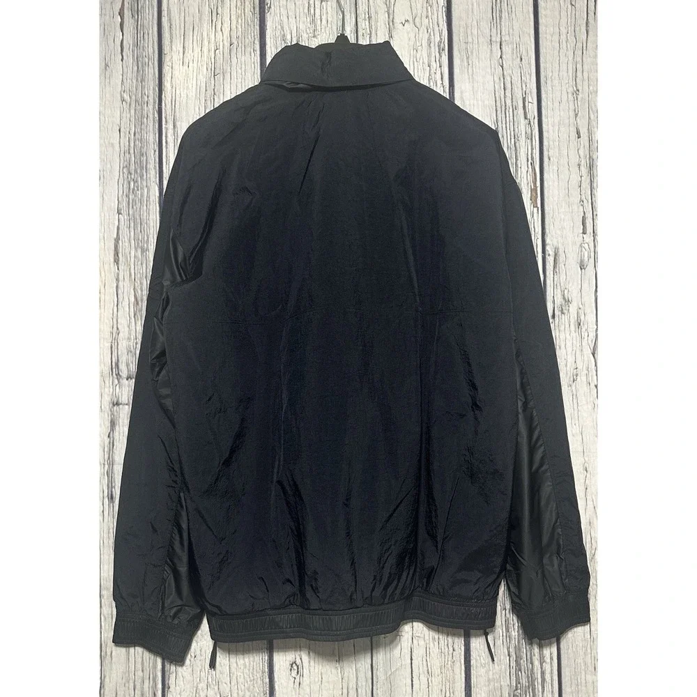 Under Armour Curry Woven Jacket 1/2 Zip Black Mens XLT Tall Hooded Loose FIT NWT